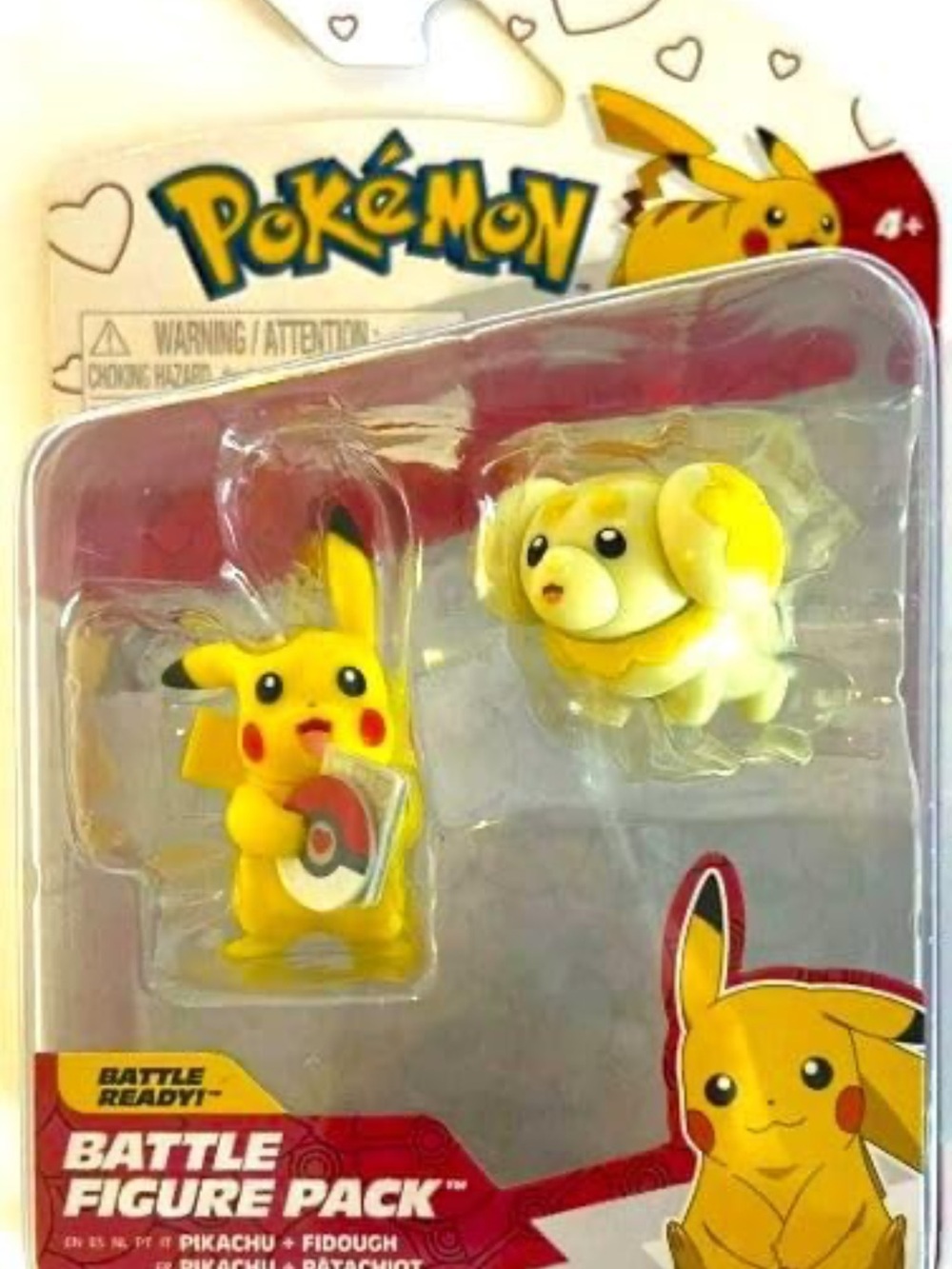 Pikachu Battle Figure Pack - Yellow